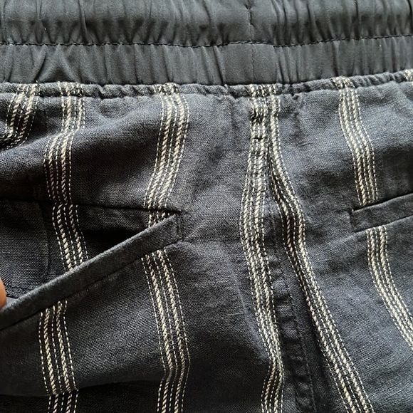 Athleta Cabo linen striped shorts sz 6 - Picture 3 of 8